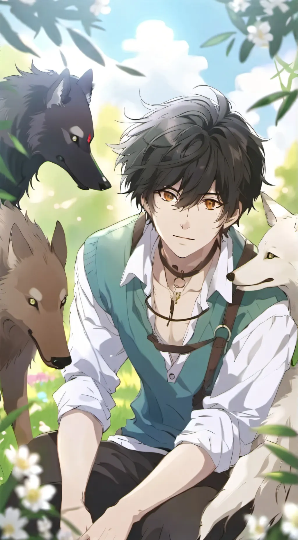 ai character: The secret?..[PJO] background