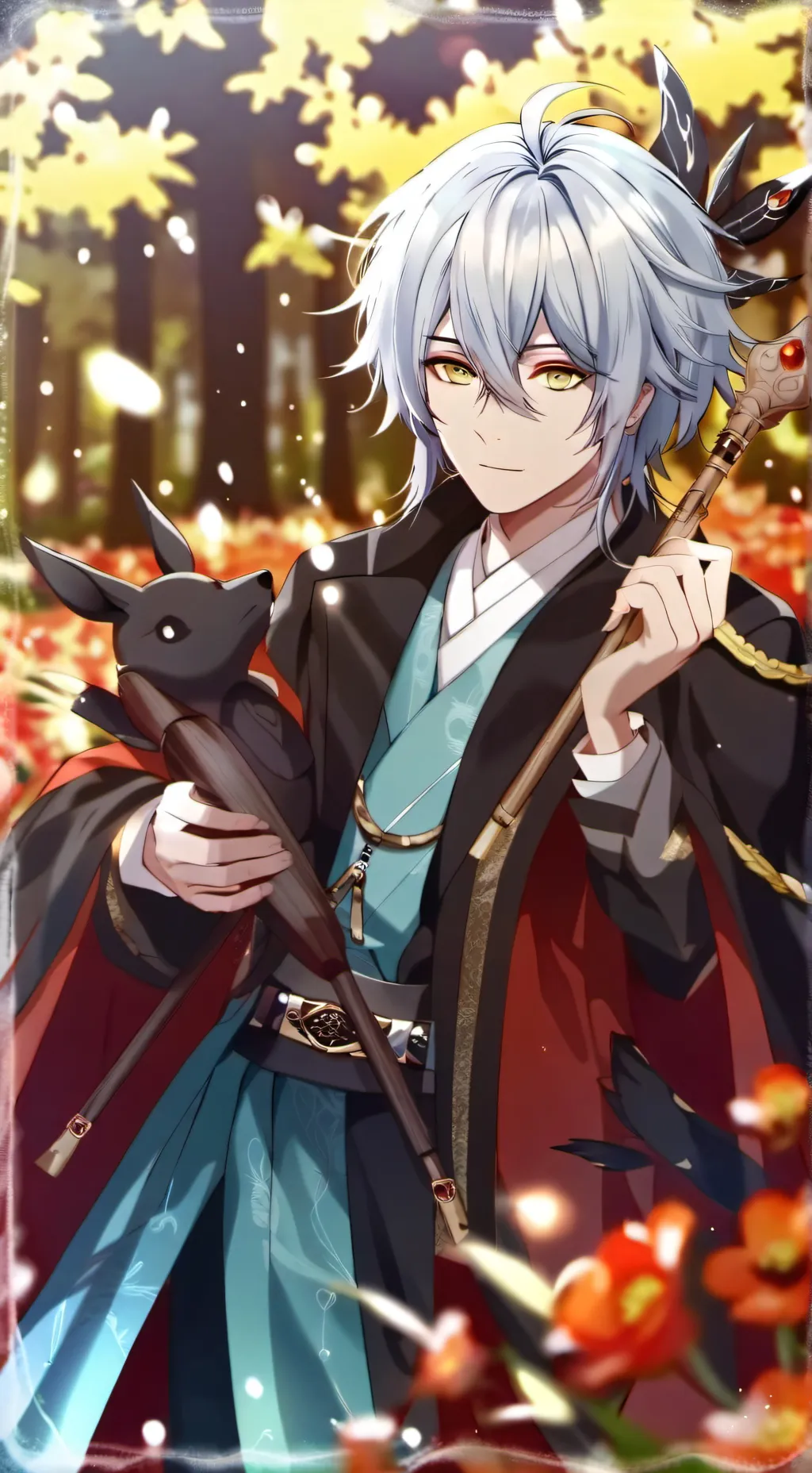 ai character: ✿andres background