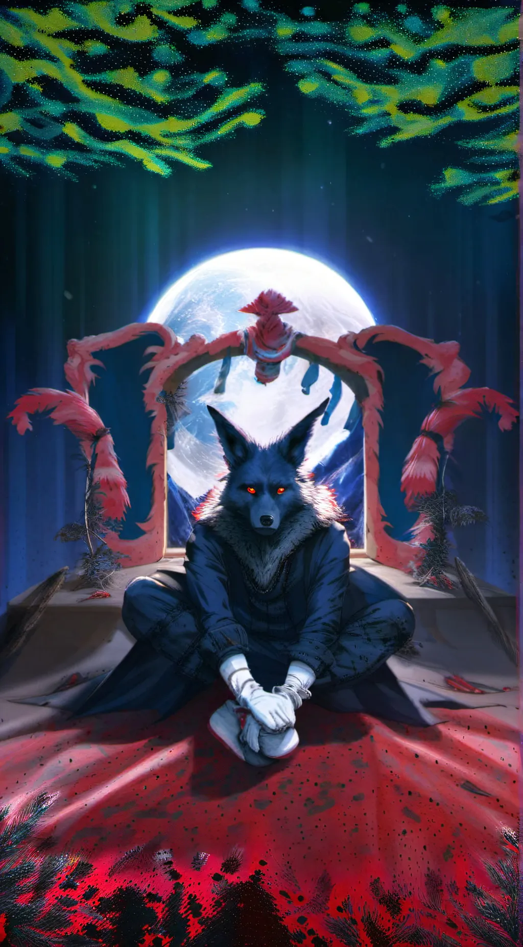 ai character: shadow t. hedgehog background