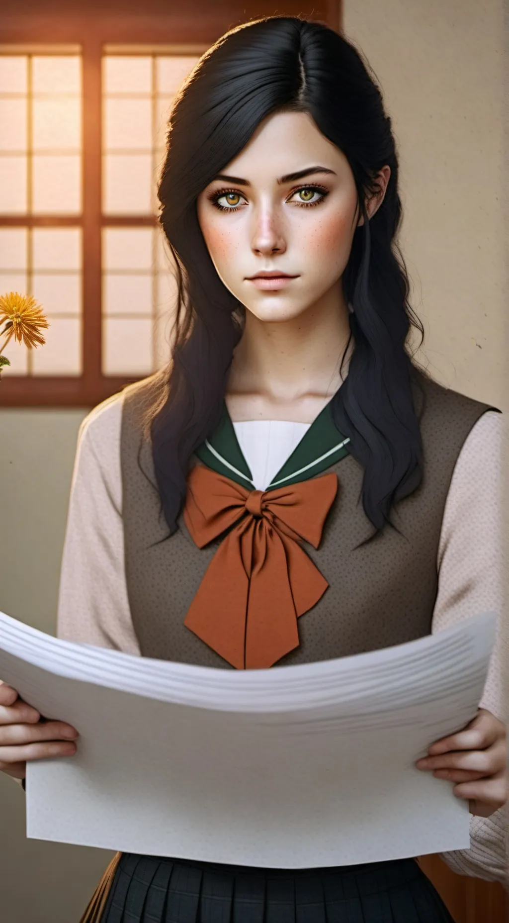 ai character: Asami background