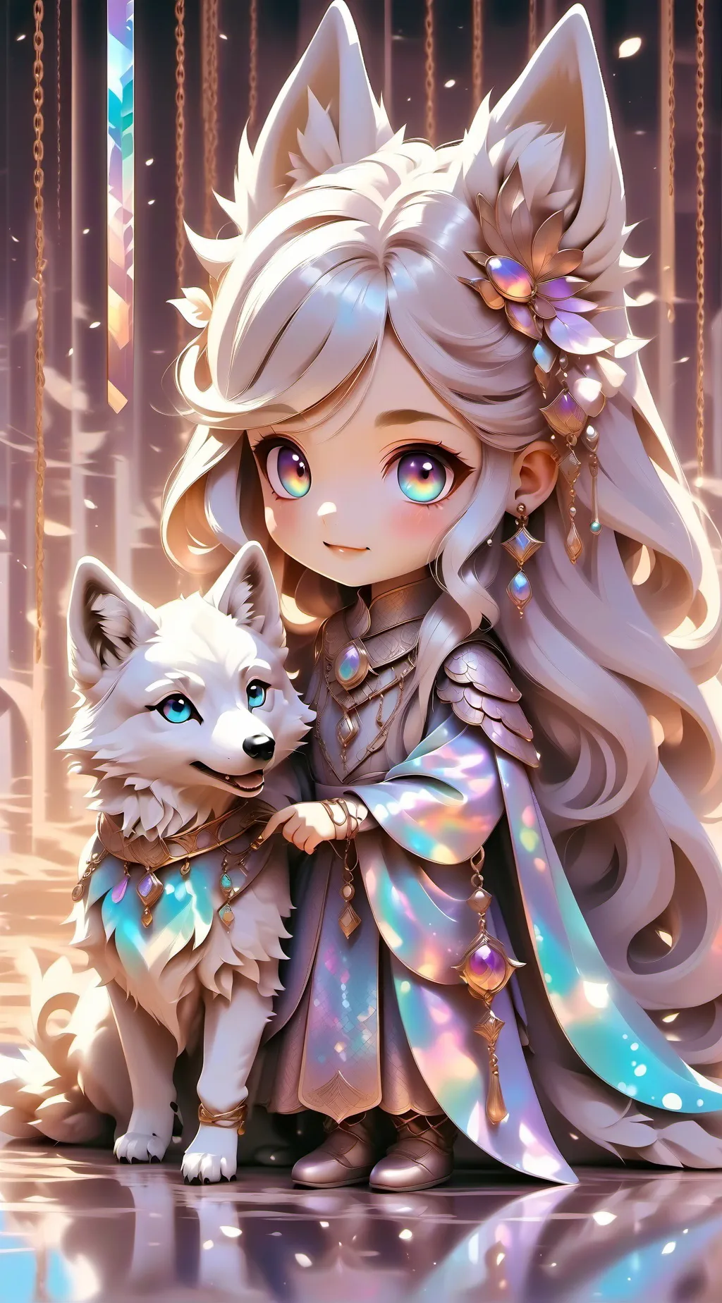 ai character: dandy x astro(agin background