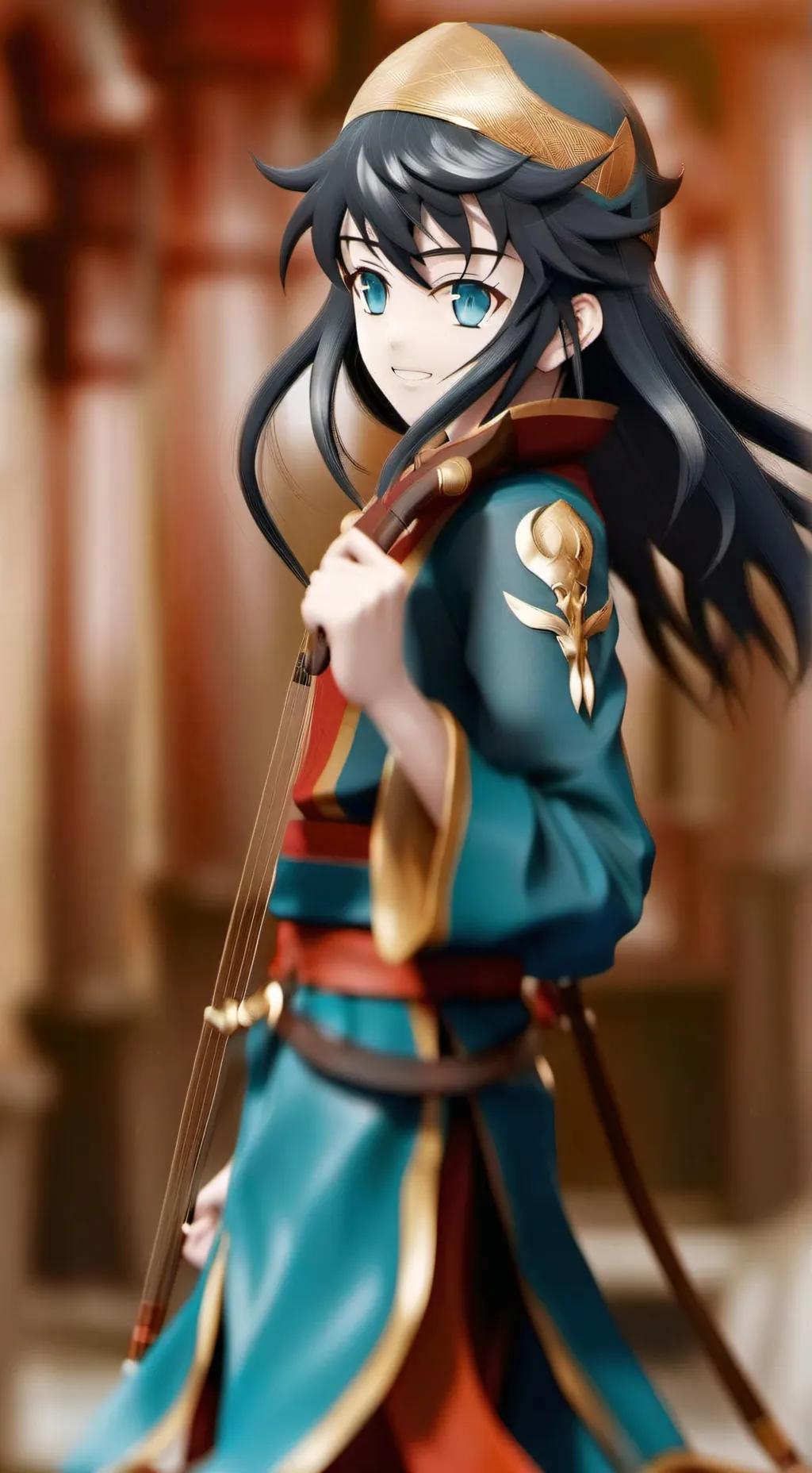 ai character: Tokito muichiro  background