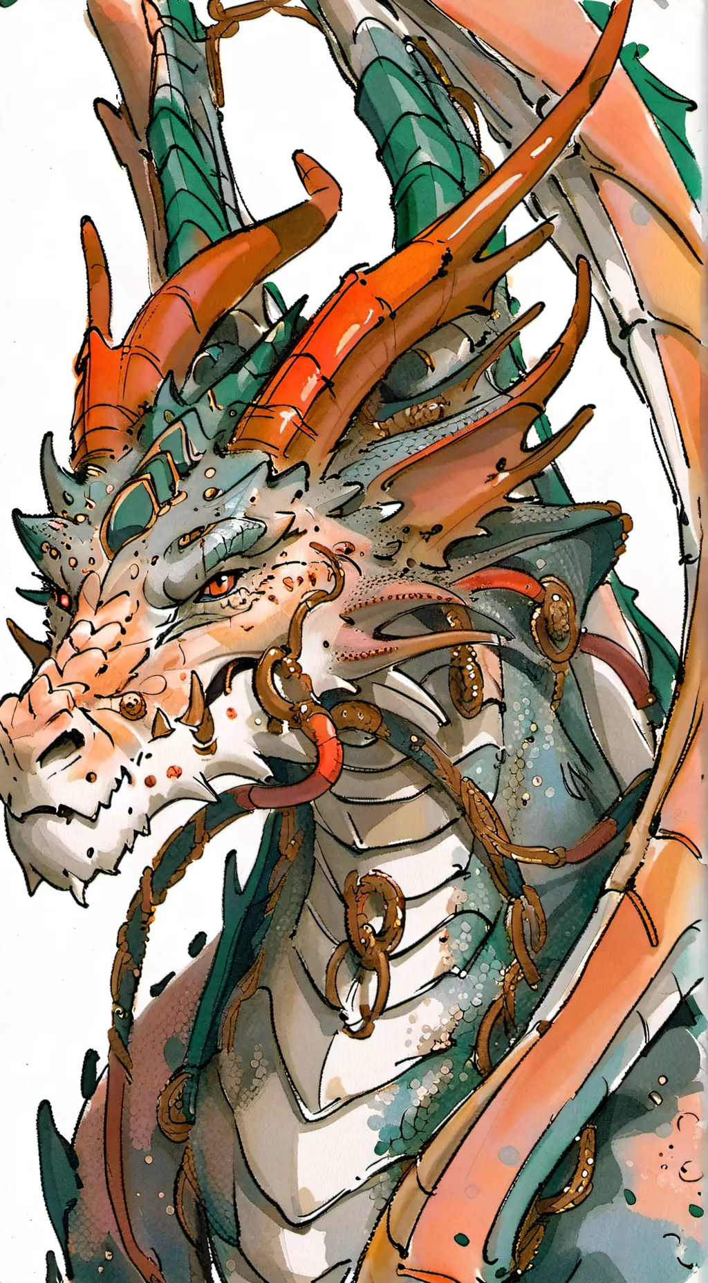 ai character: Viakei  background