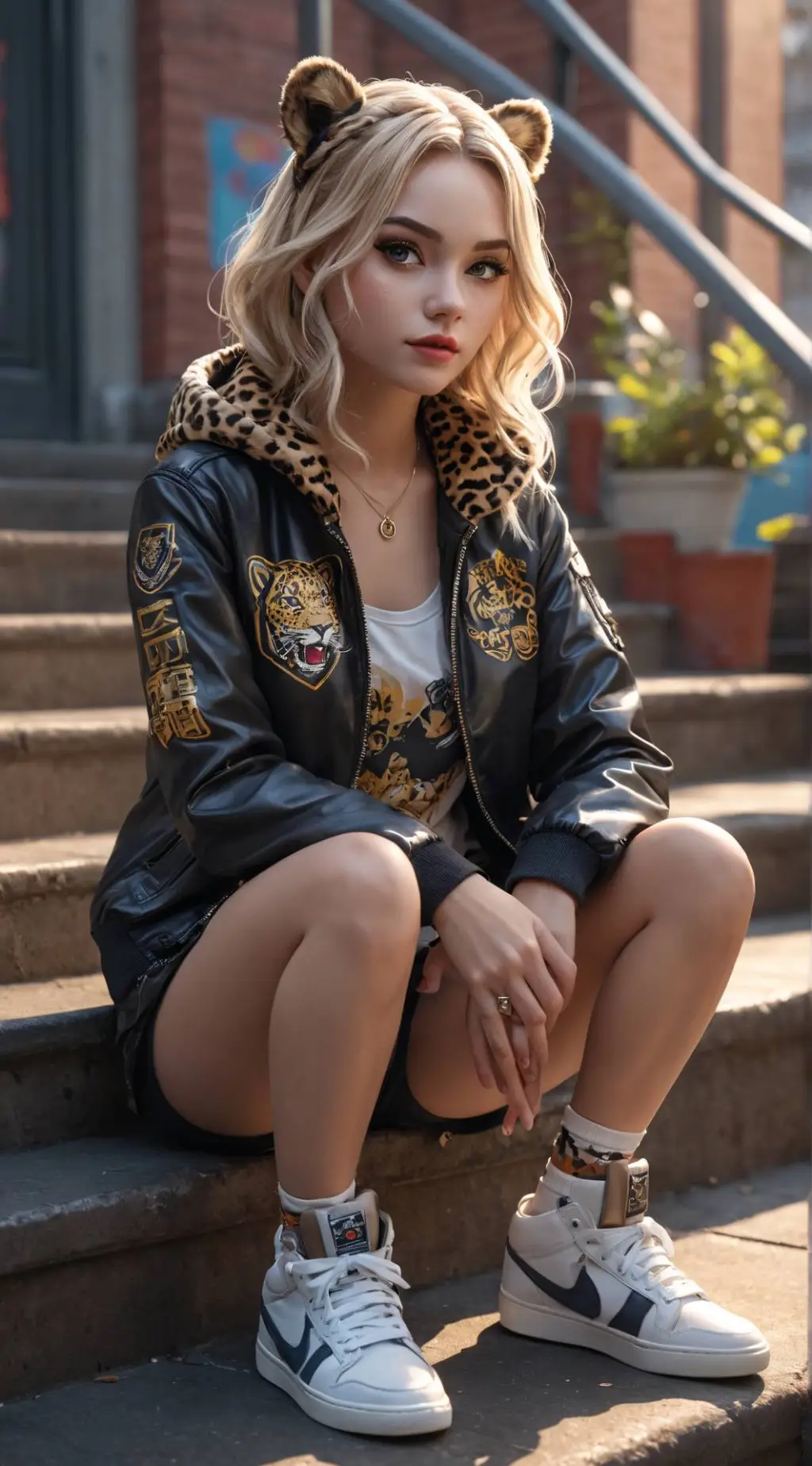 ai character: Zara Blake background