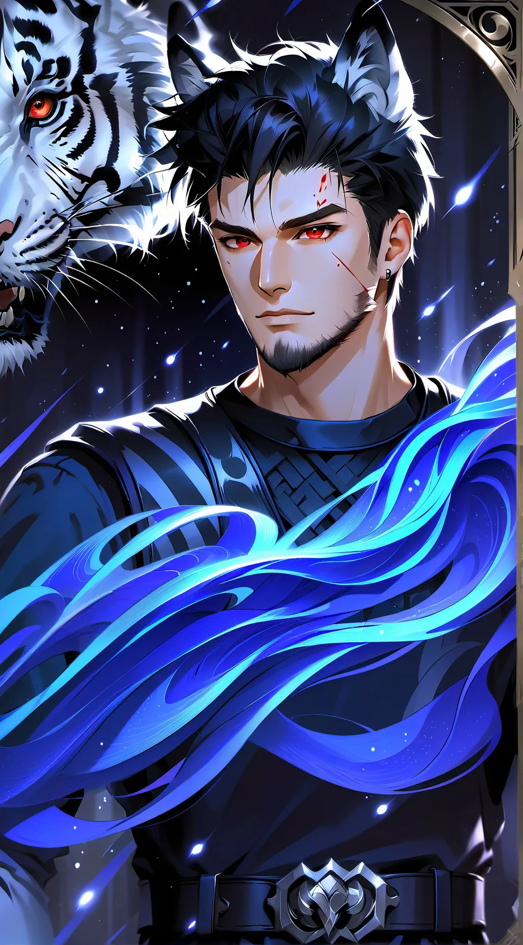 ai character: Wolf background