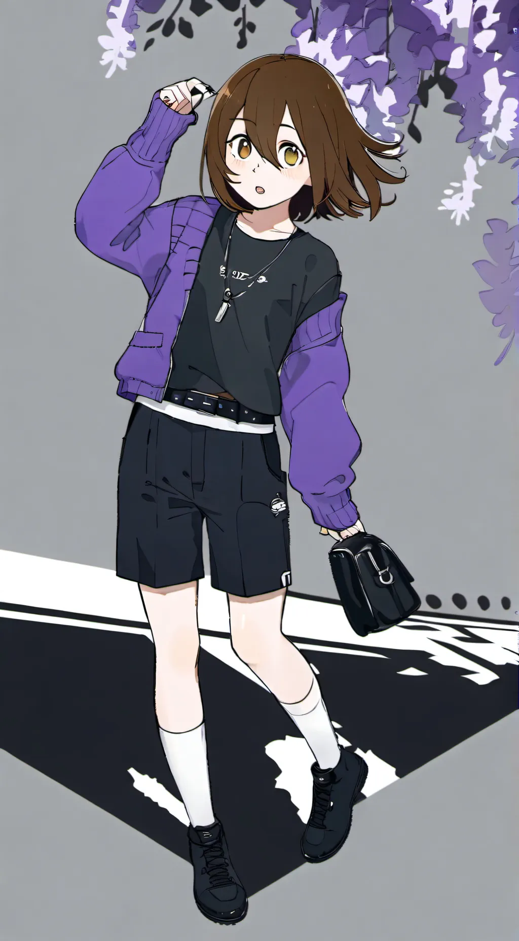 ai character: Charlie emily  background