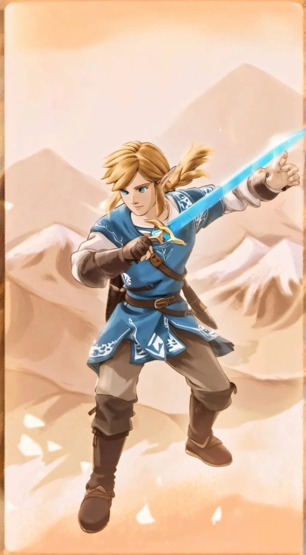 ai character: Link background