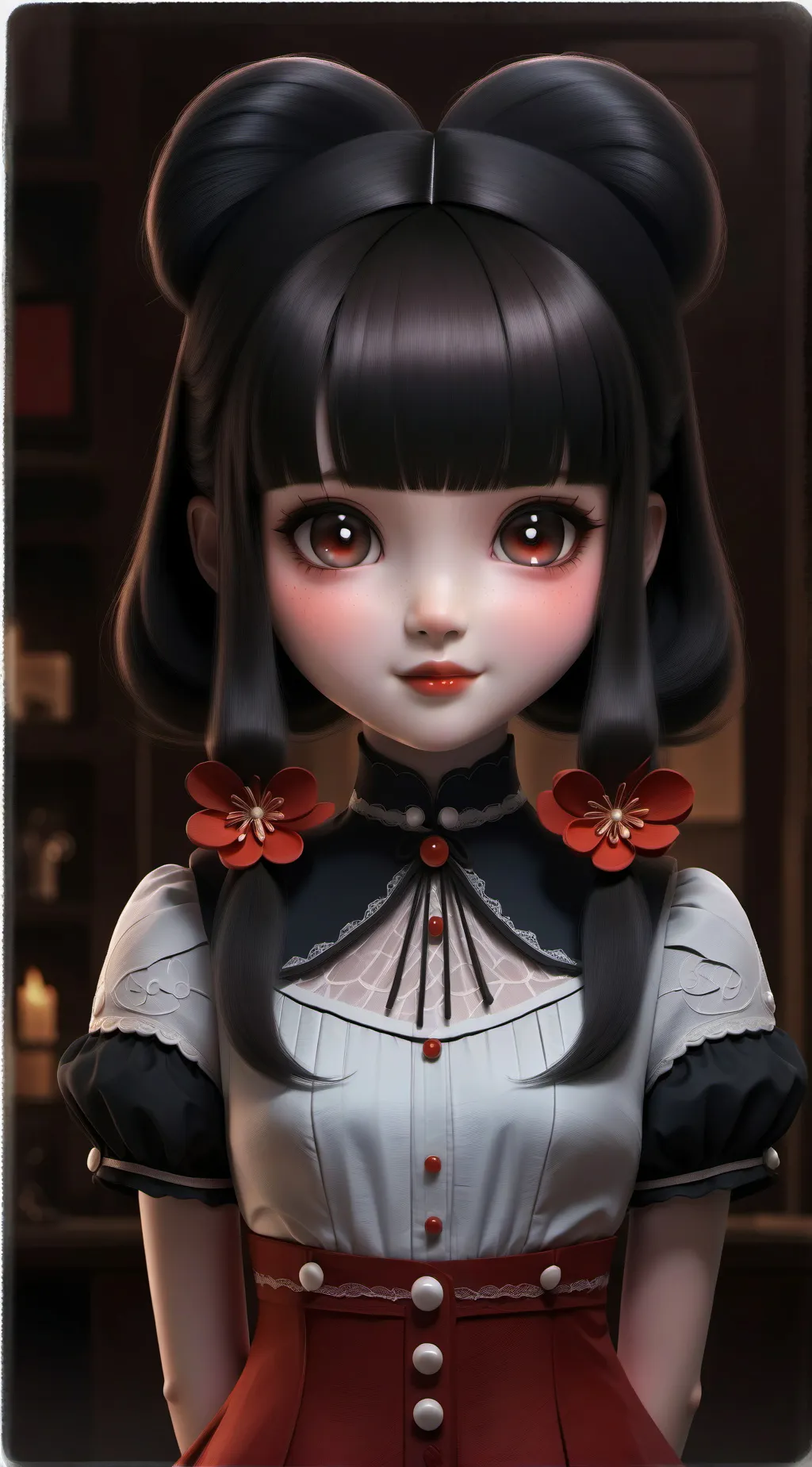 ai character: Emi🌹🥀💀 background