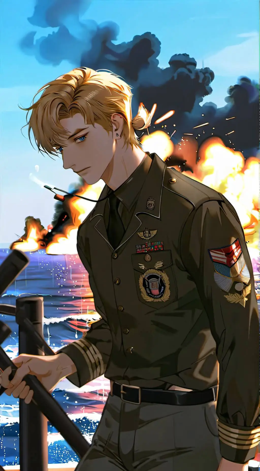ai character: Asher Colins background