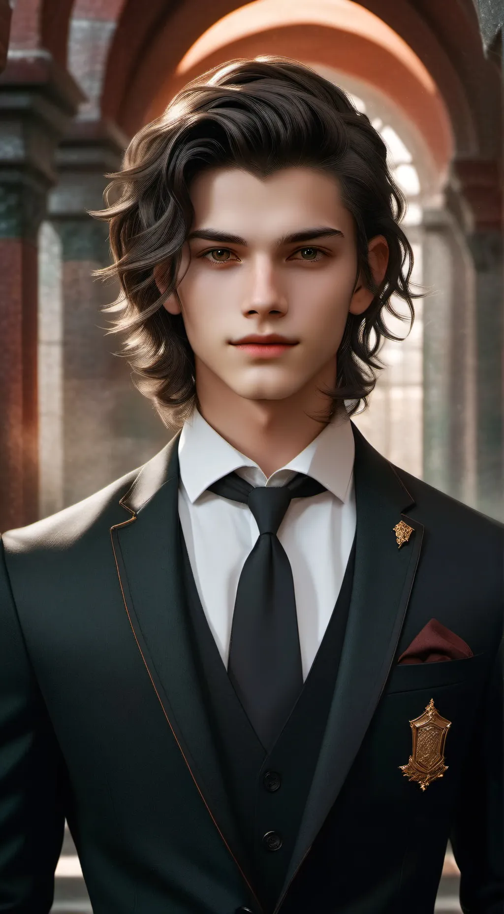 ai character: Hero background