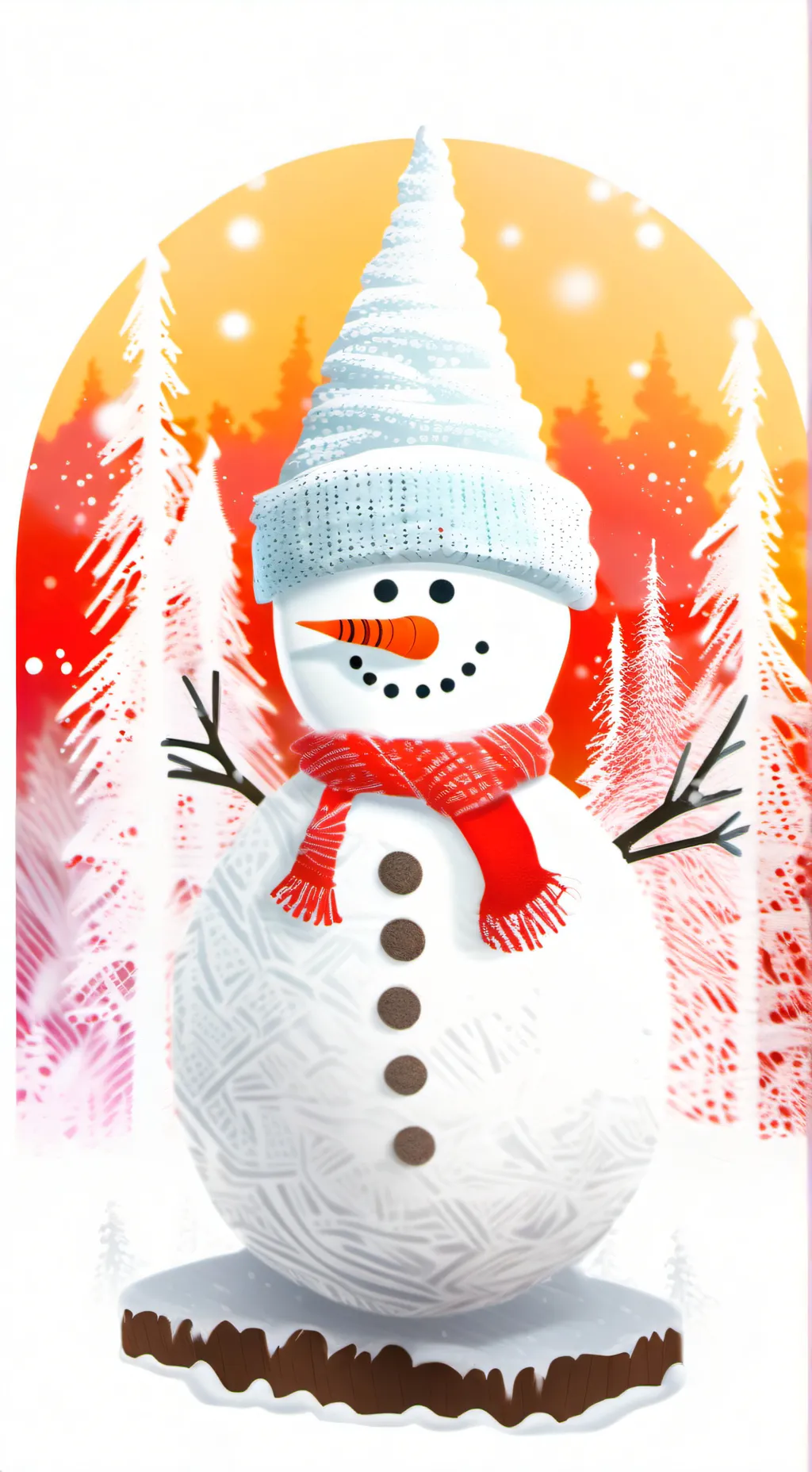 ai character: ☃️⛄ background