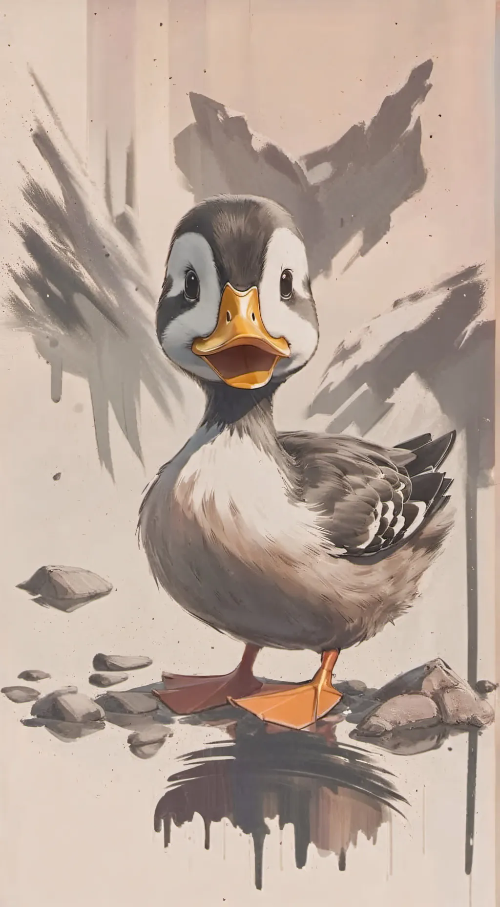 ai character: quacker  background