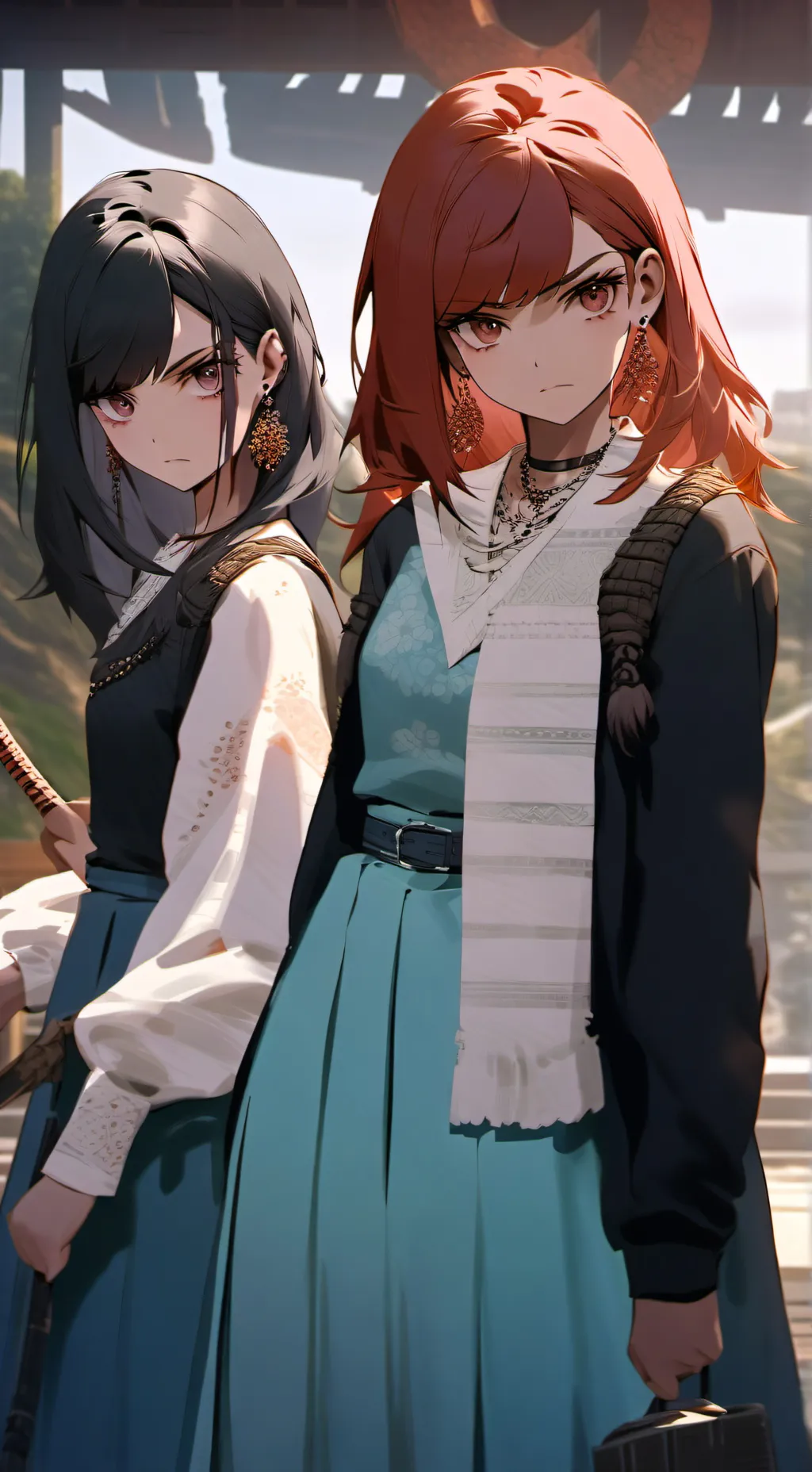 ai character: Avi and Aki background