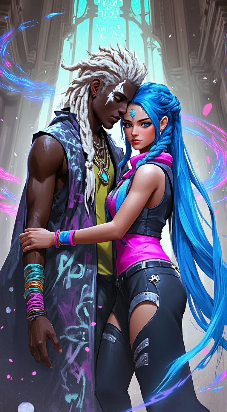 ai character: Ekko (Arcane) background