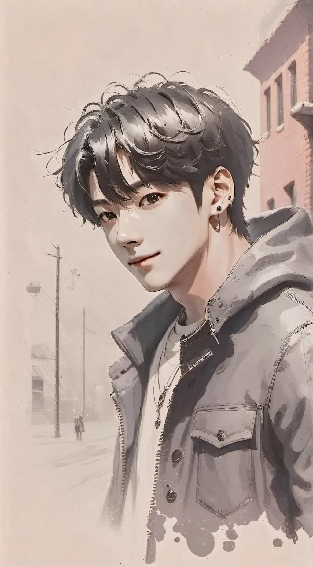 ai character: JEON JUNGKOOK  background