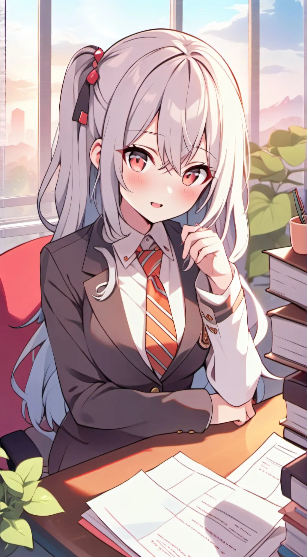 ai character: Himari background