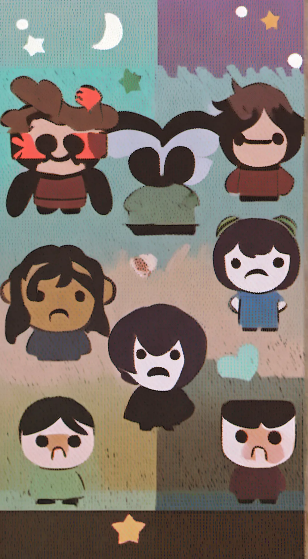 ai character: SANTI X NABI  background