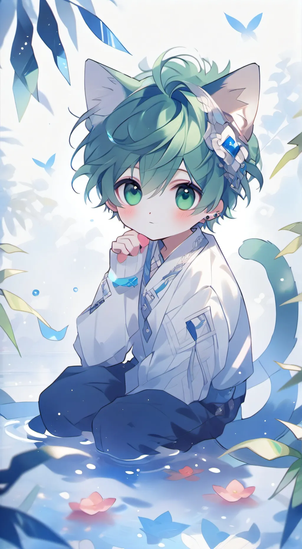 ai character: ♡Erik ♡ background