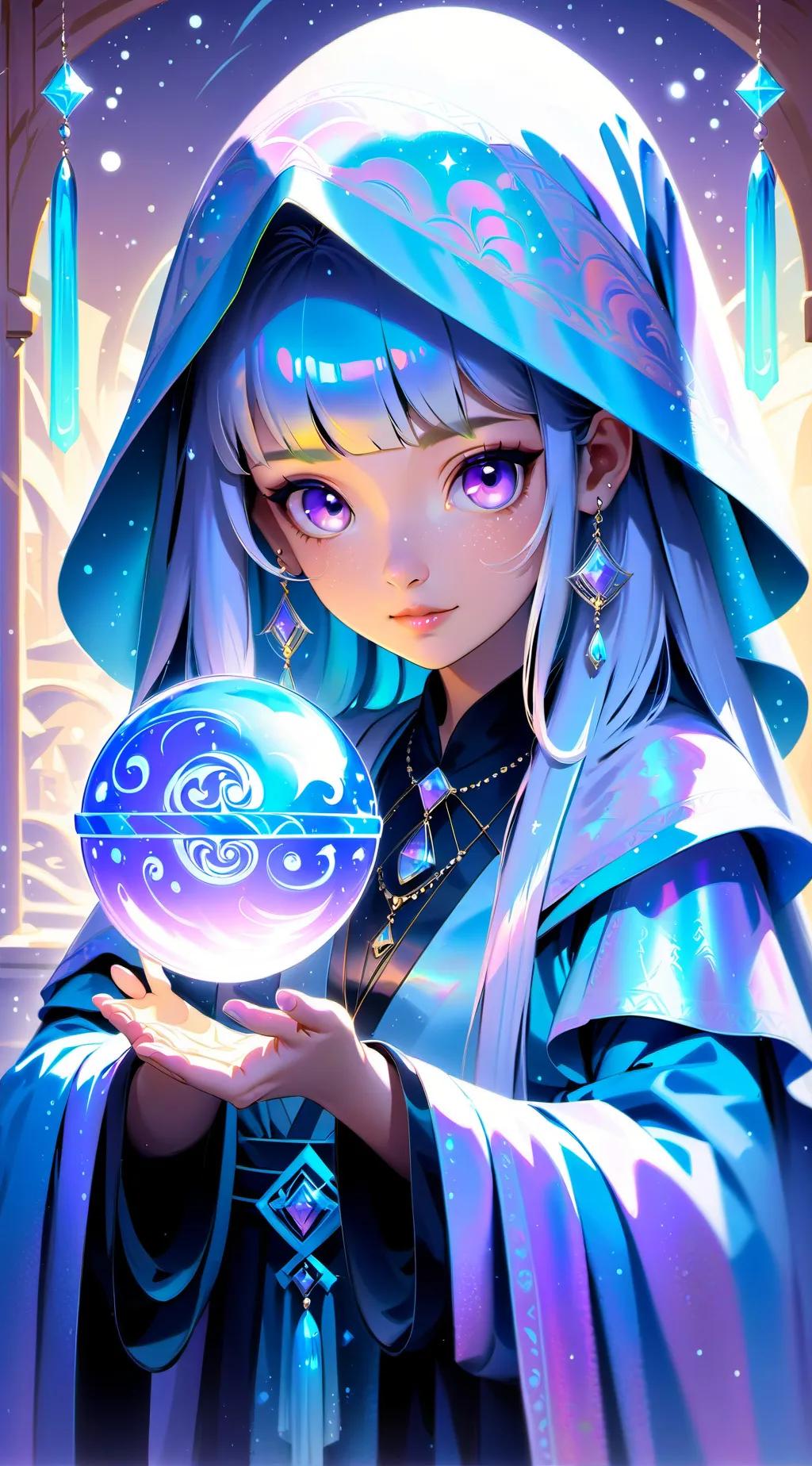 ai character: ~Answer questions~ background