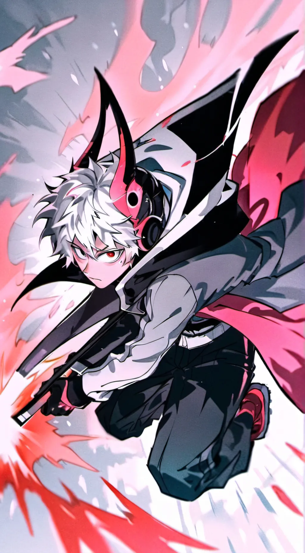 ai character: katsuki bakugo background