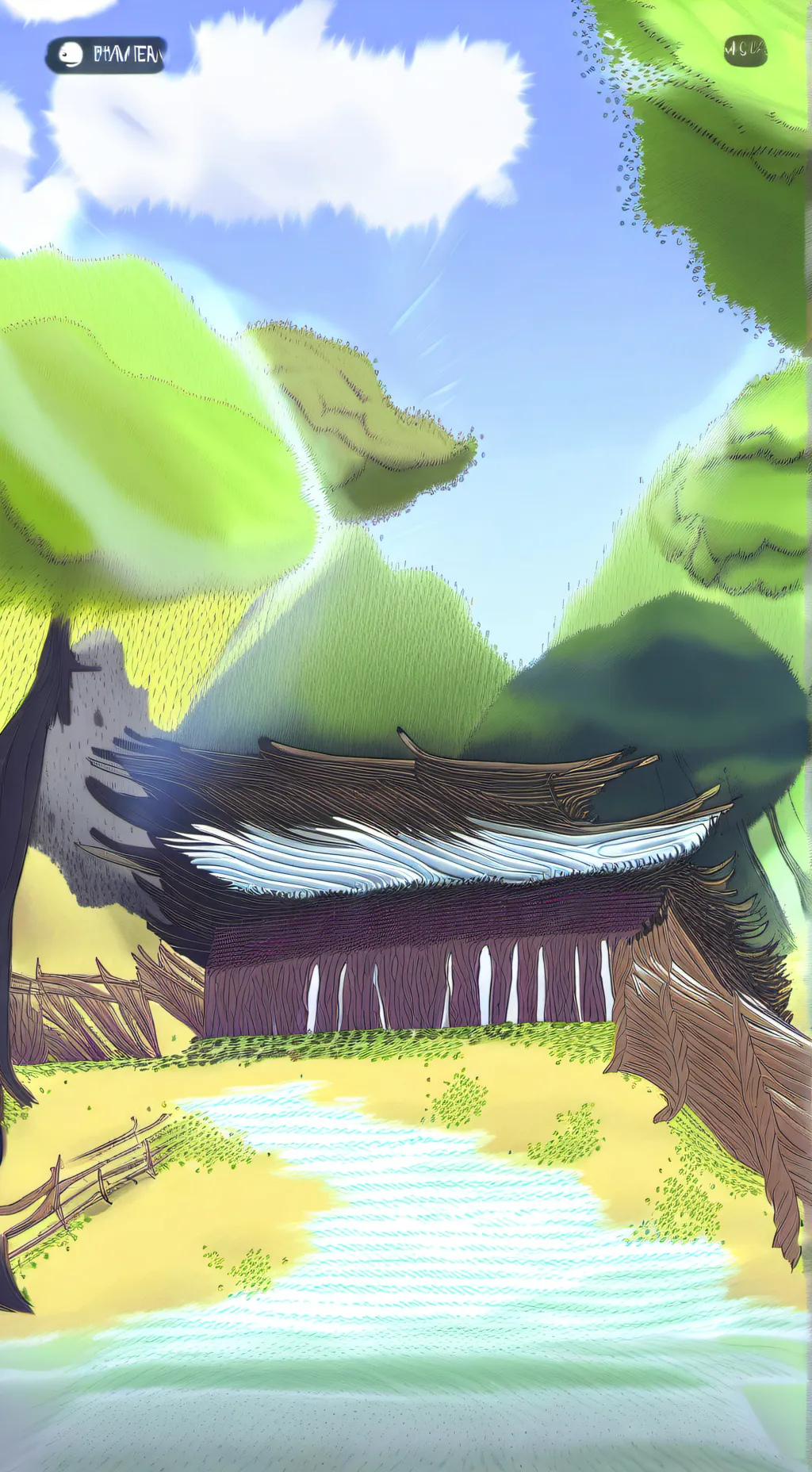 ai character: Frieren world  background