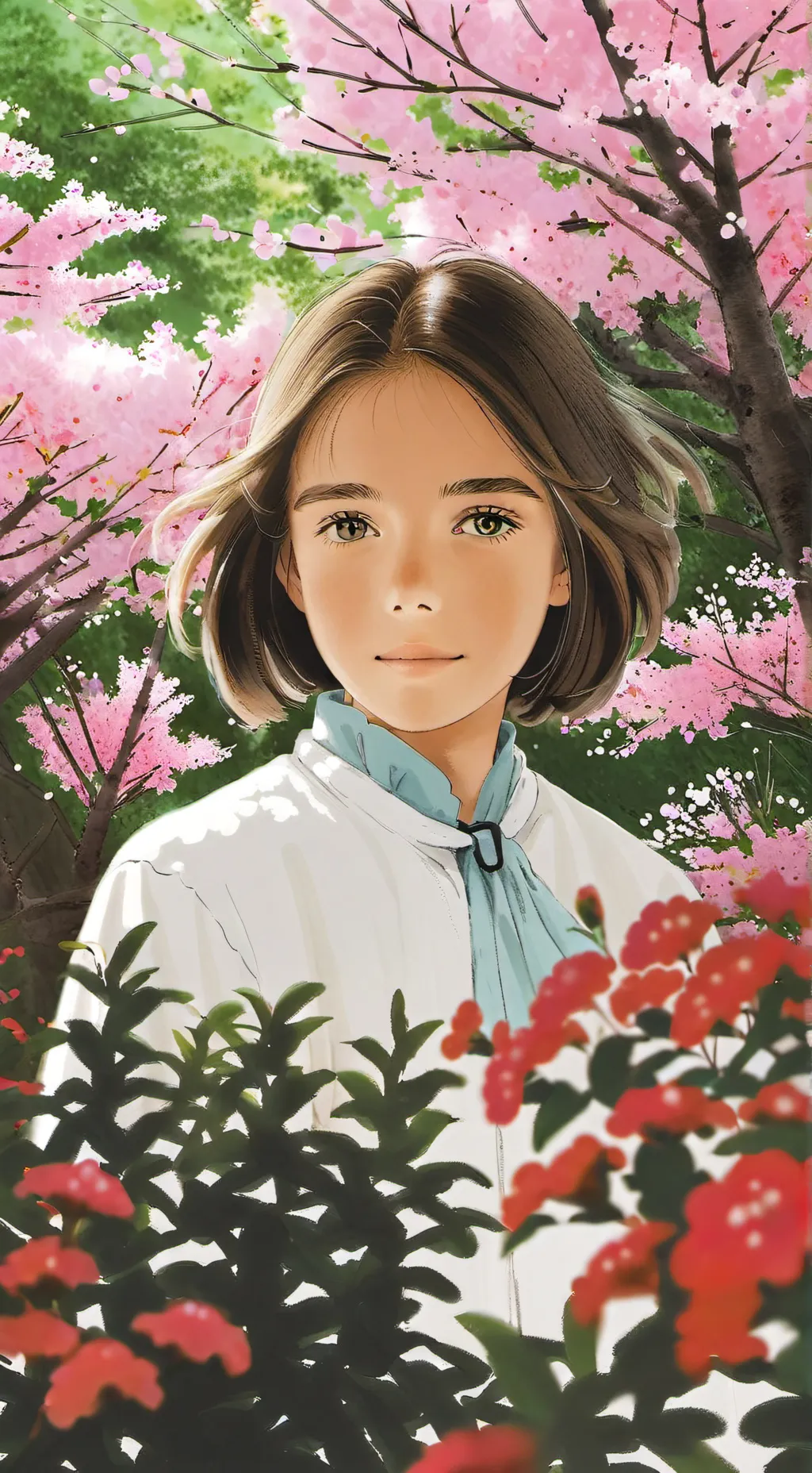 ai character: Miss Sophia  background