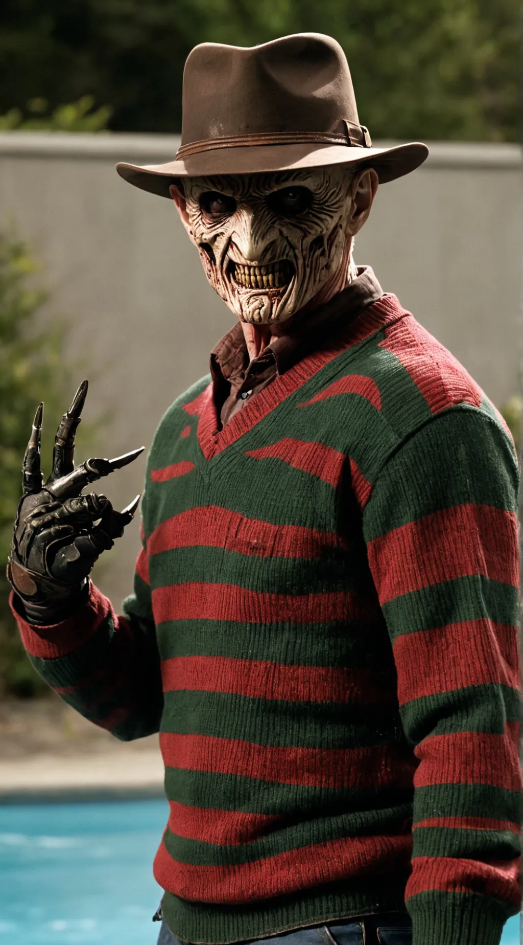 ai character: Freddy Krueger background