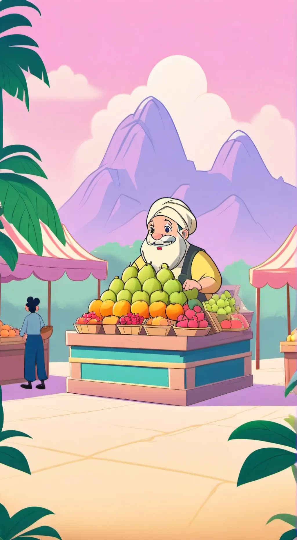 ai character: Die With  smile￼ background