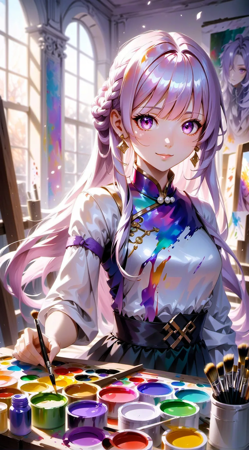 ai character: Himari background