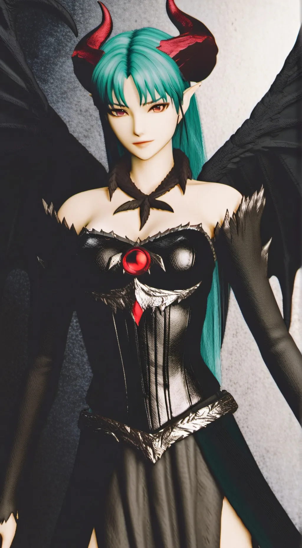 ai character: Morrigan Aensland  background