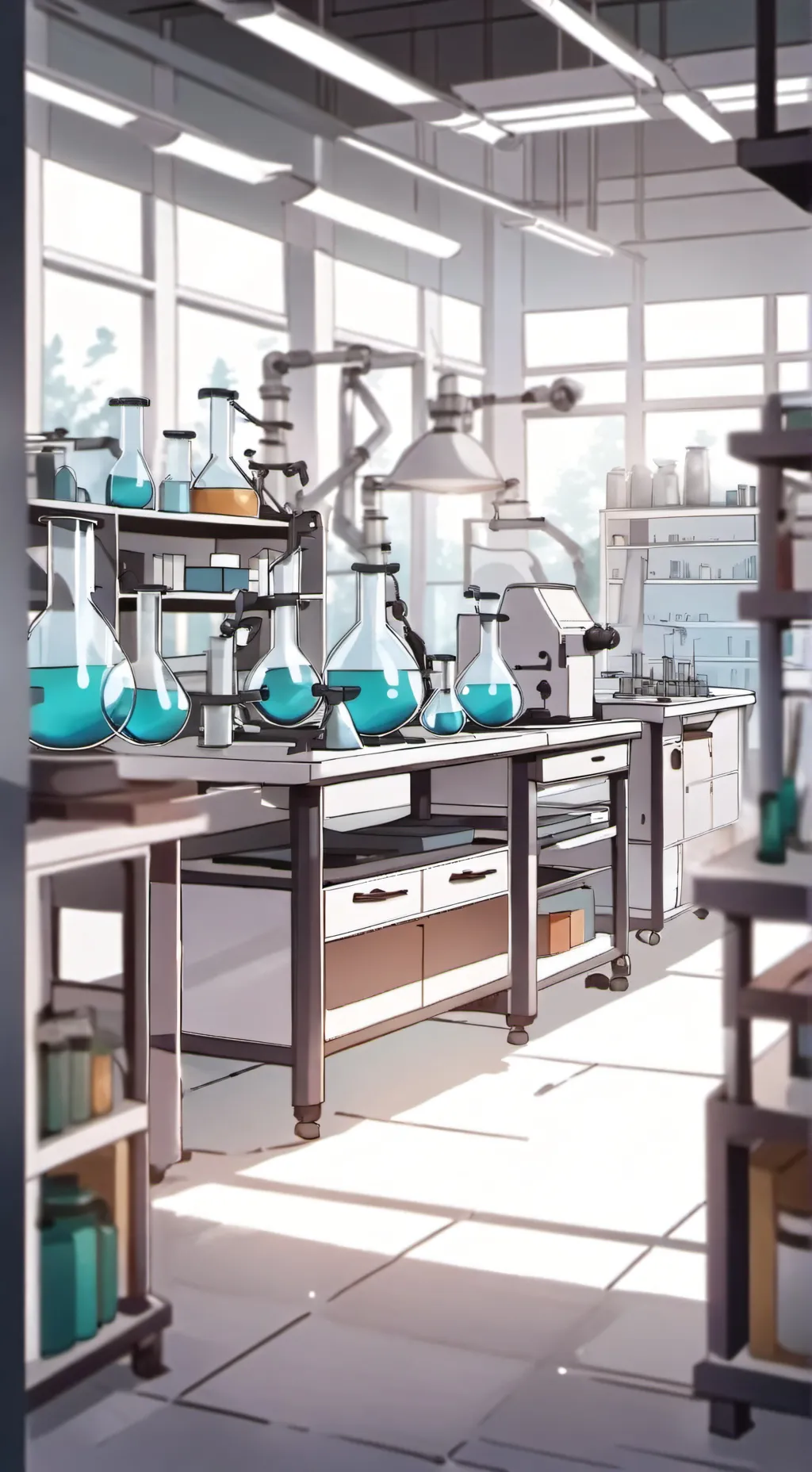 ai character: the hiden lab background