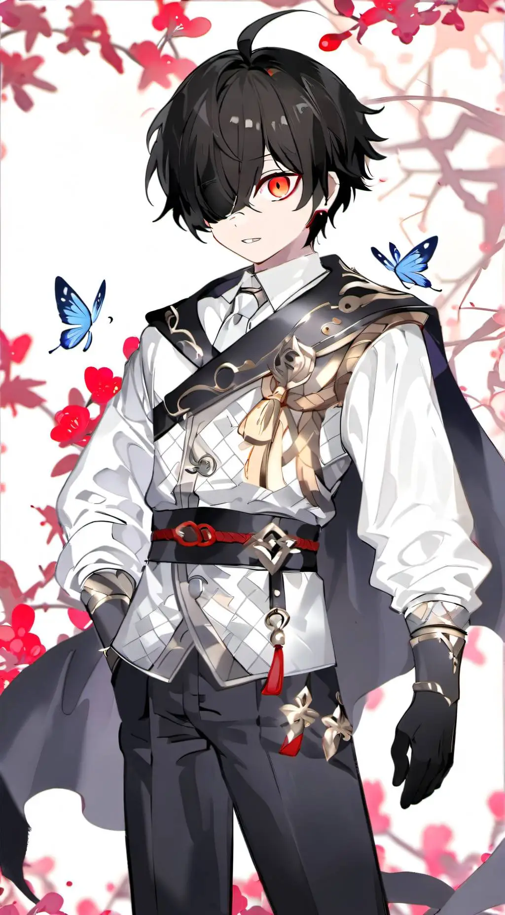 ai character: Ruko Michael  background