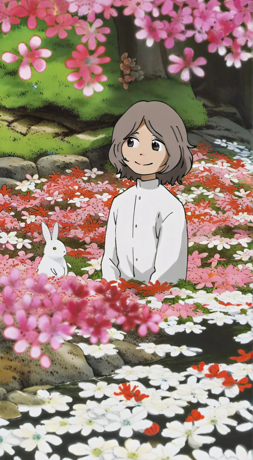 ai character: Miside  background