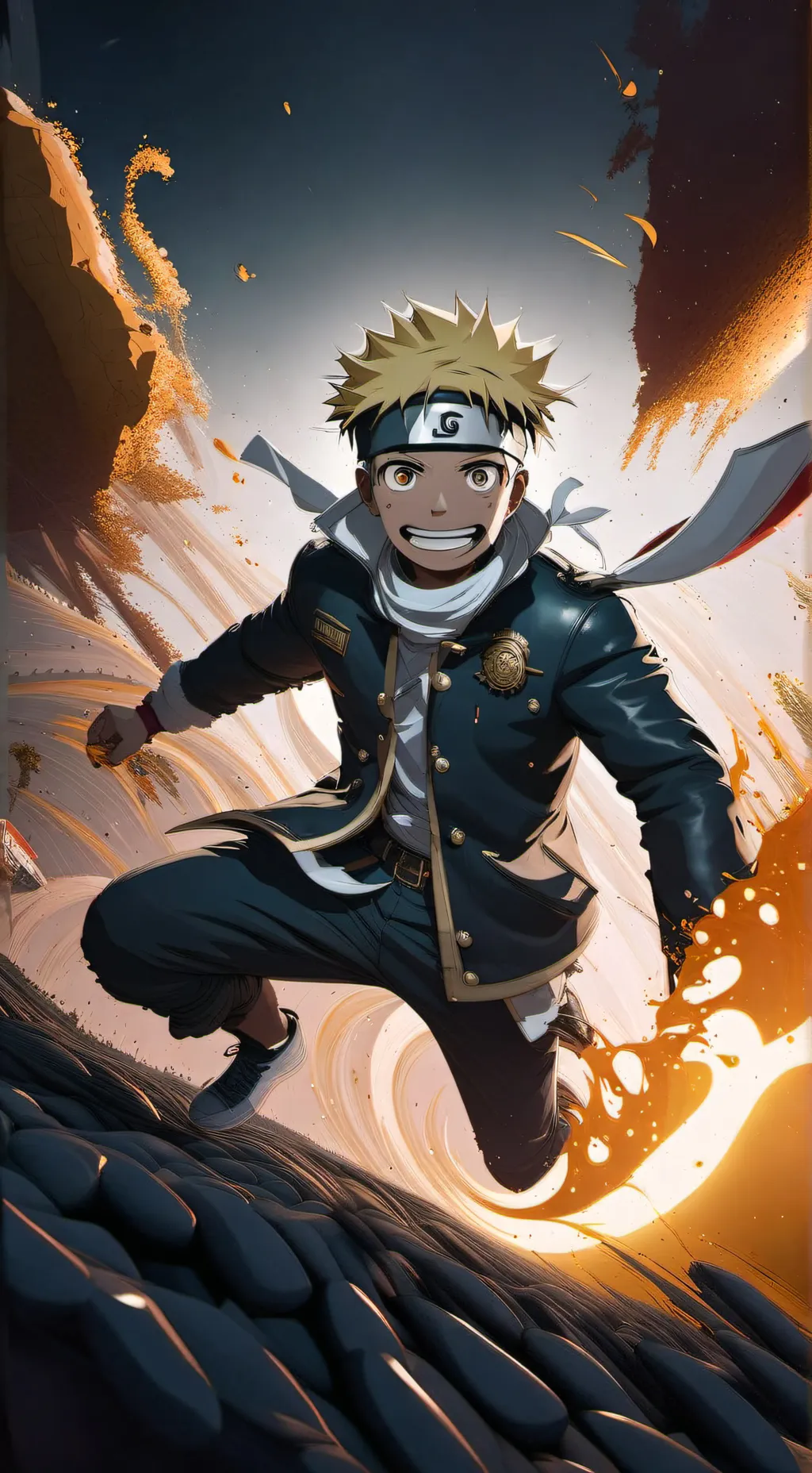 ai character: Naruto background