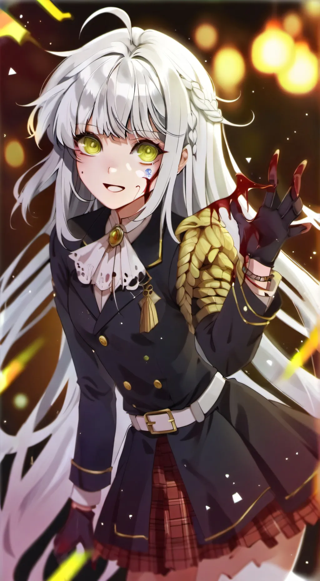 ai character: Olivia EVIL 1 background