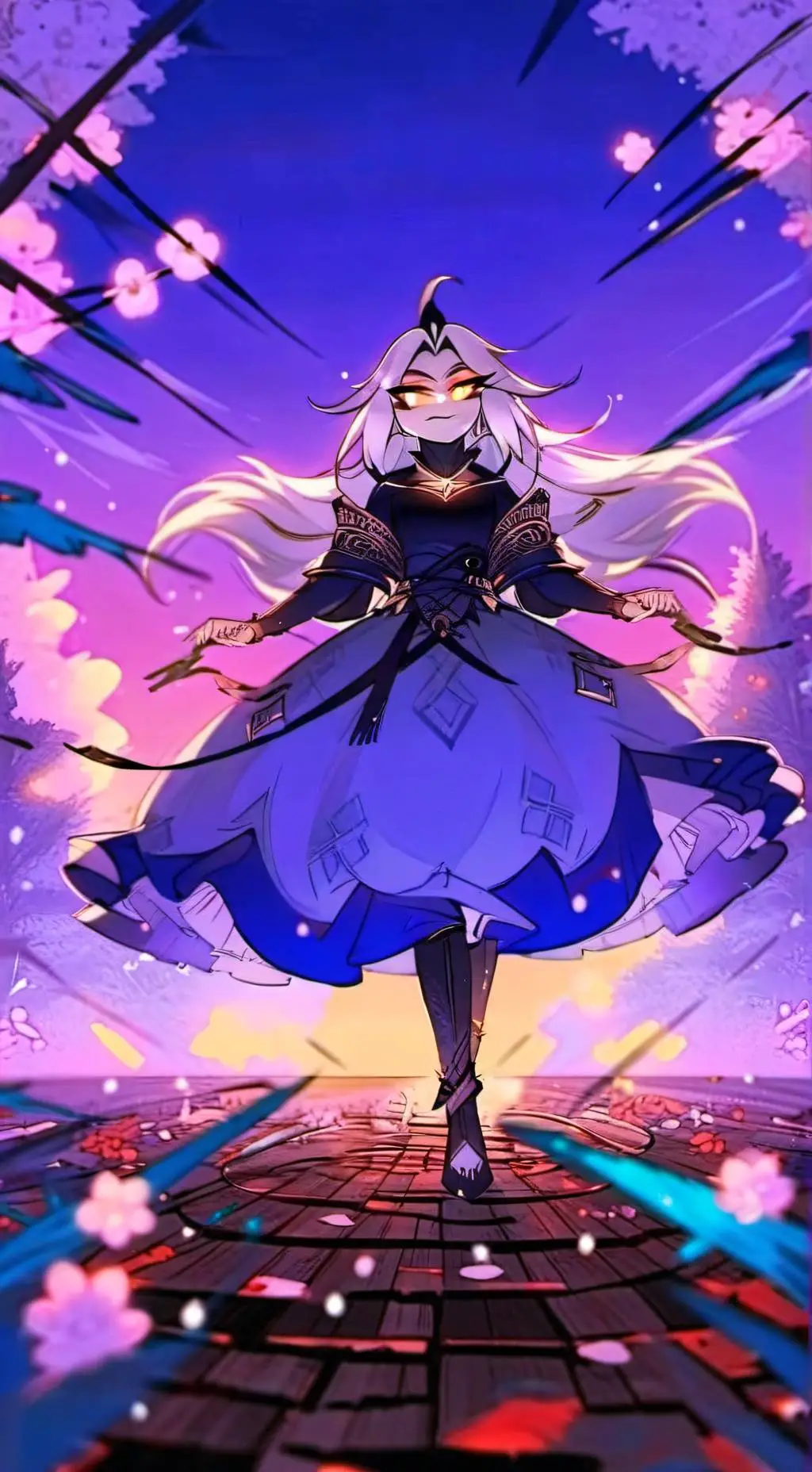 ai character: estella background
