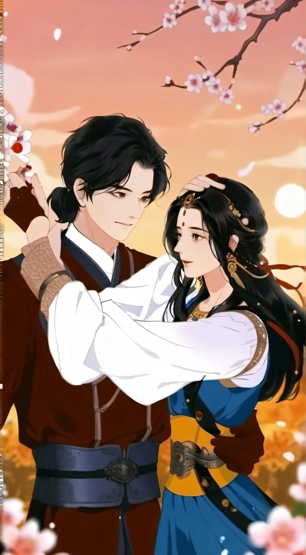 ai character: Kim and Lily background