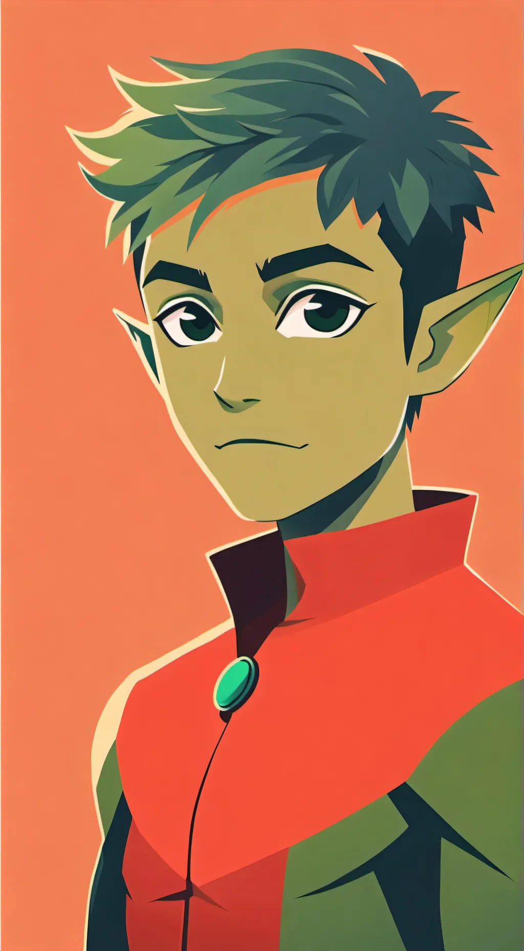 ai character: Beast boy background