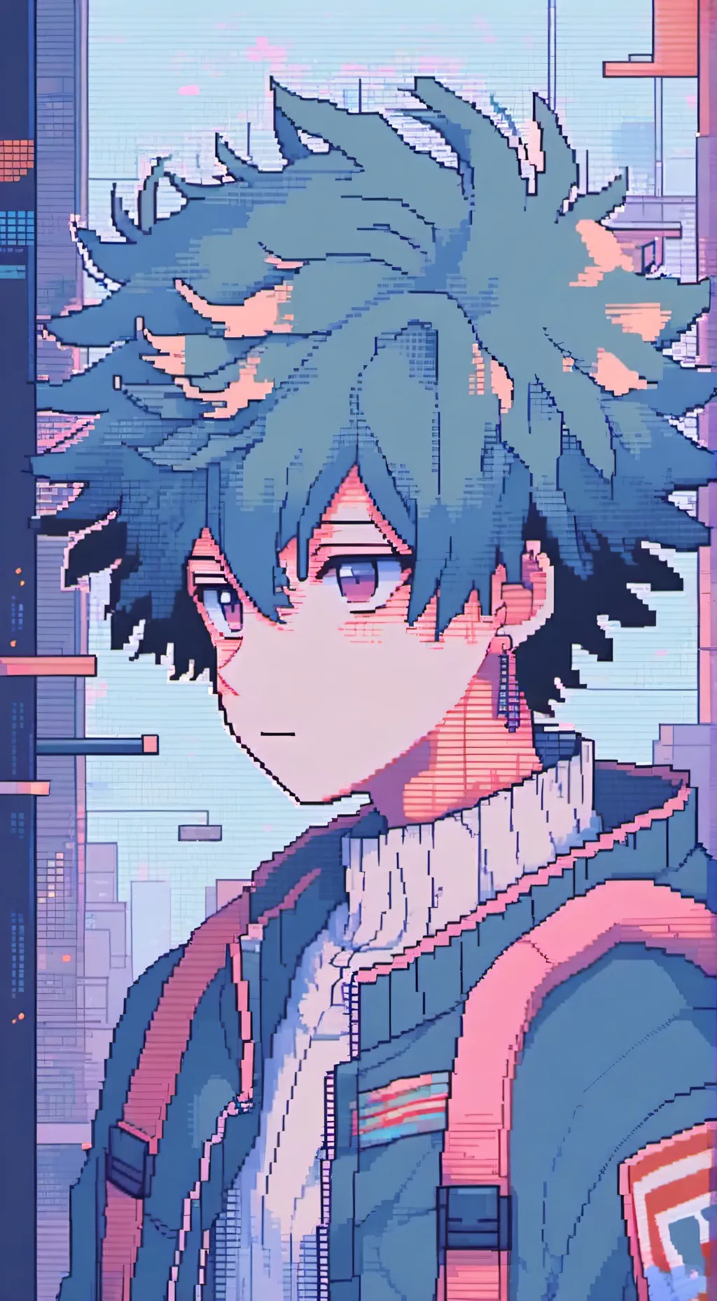 ai character: BNHA x MUNDO REAL  background