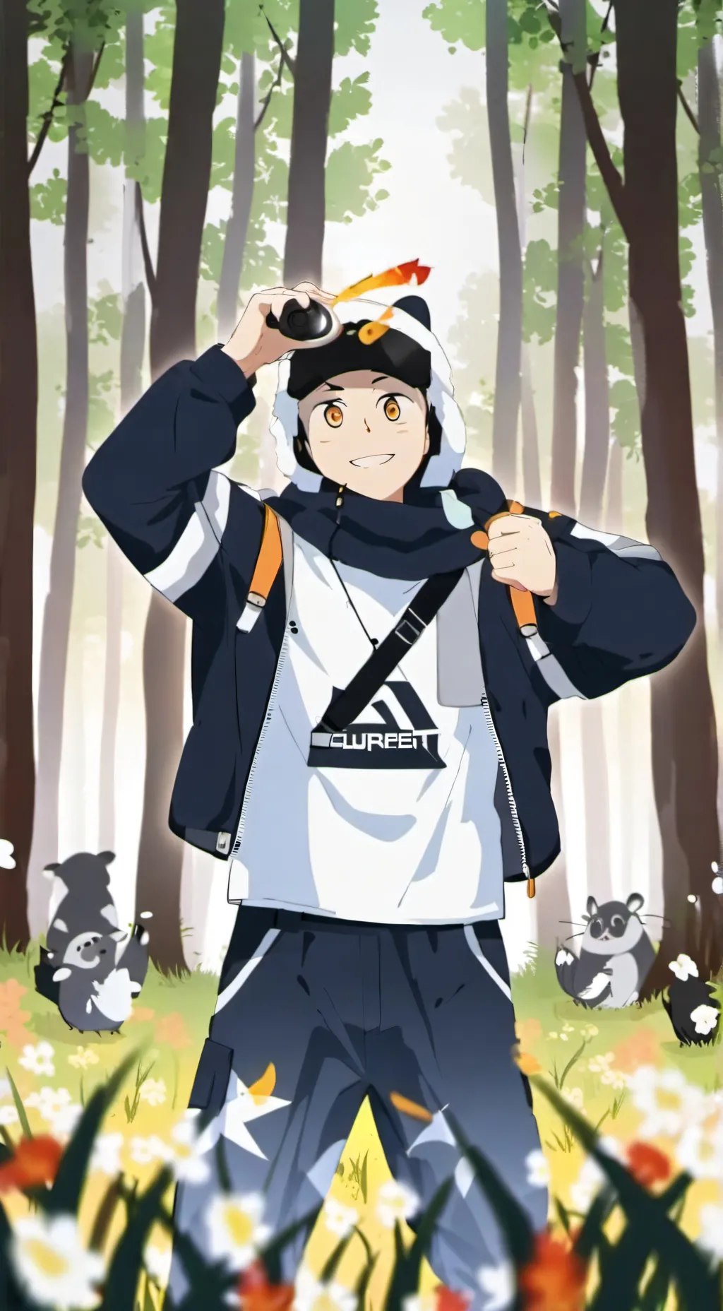 ai character: My hero academia  background