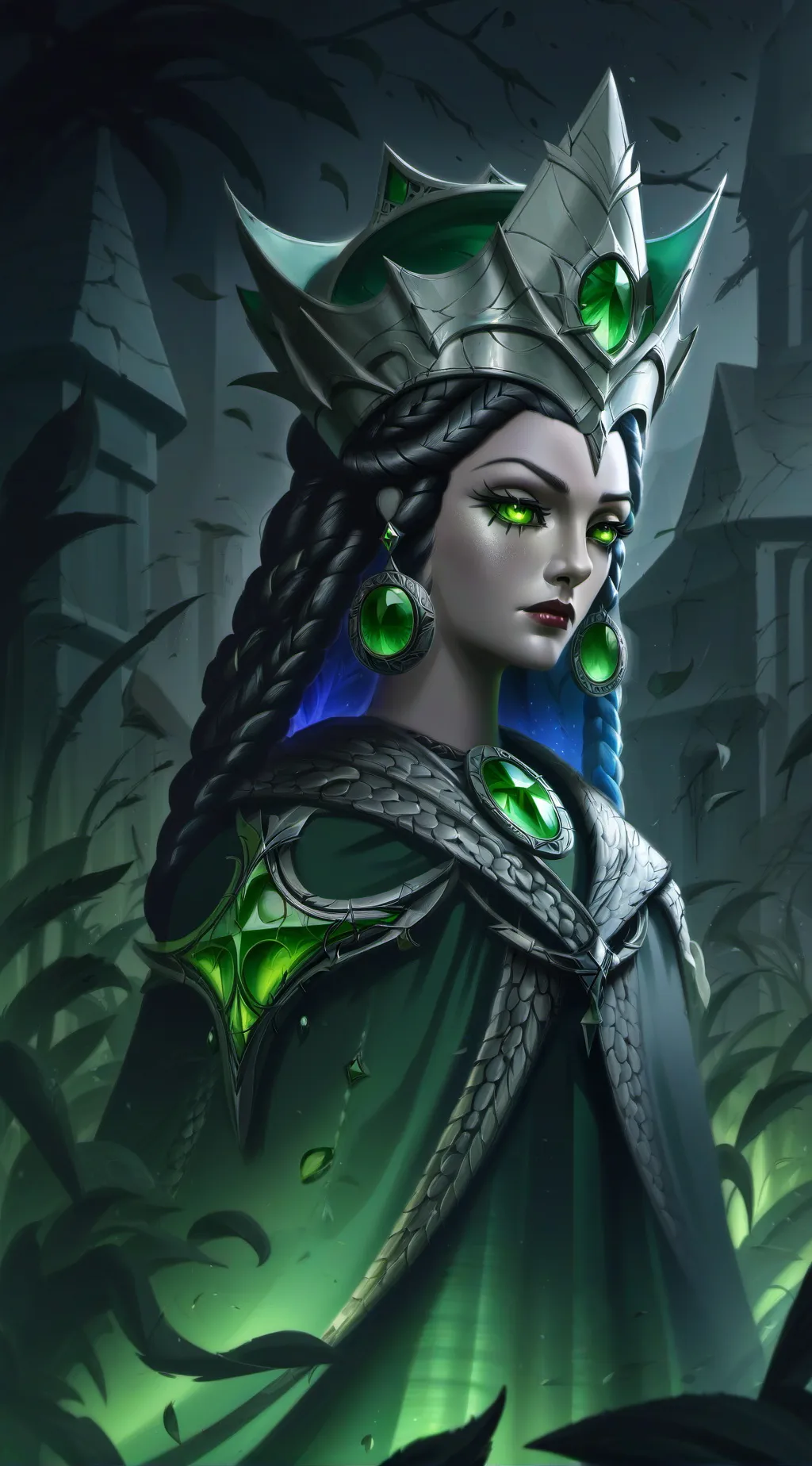 ai character: forever queen background