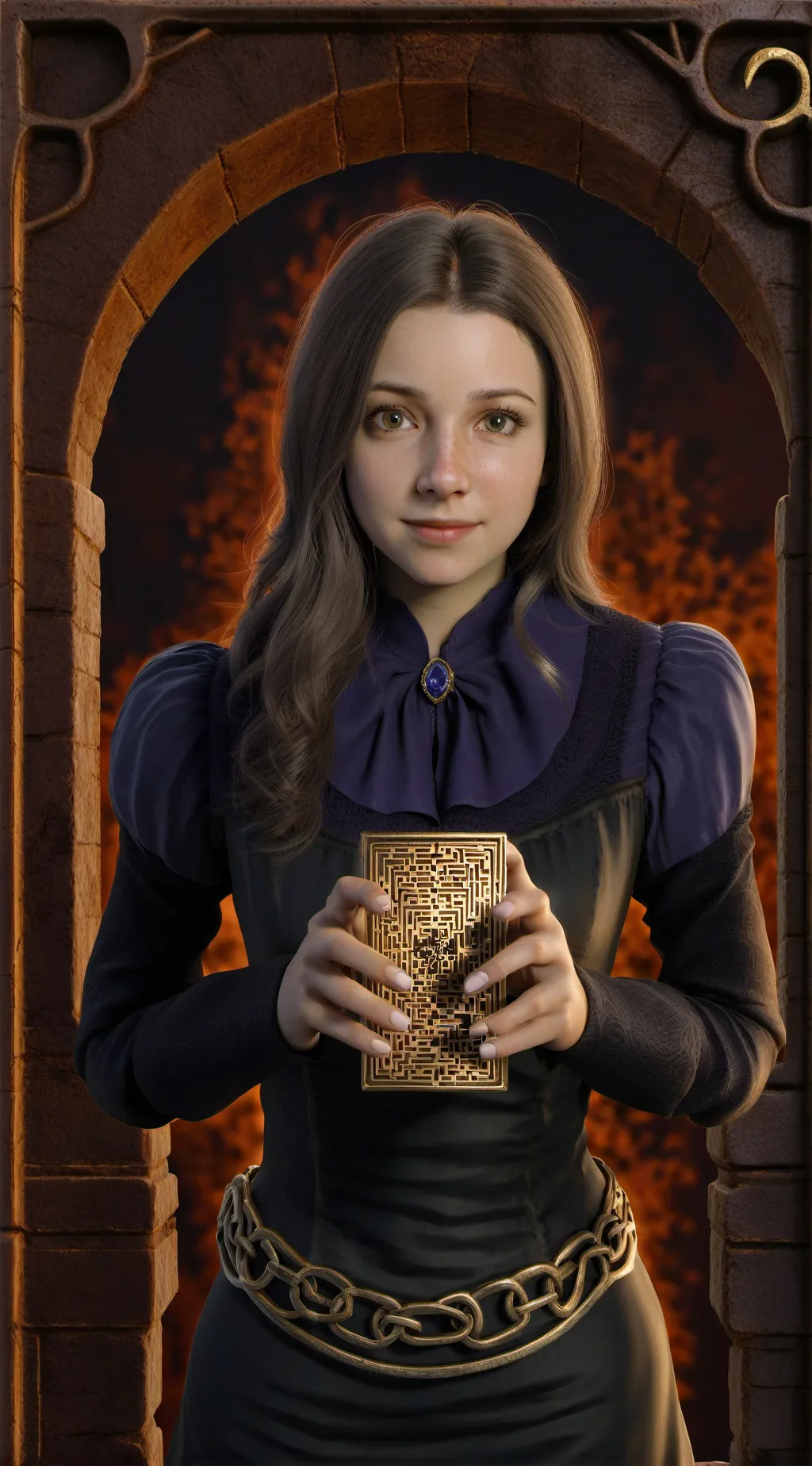 ai character: Shiloh maze background