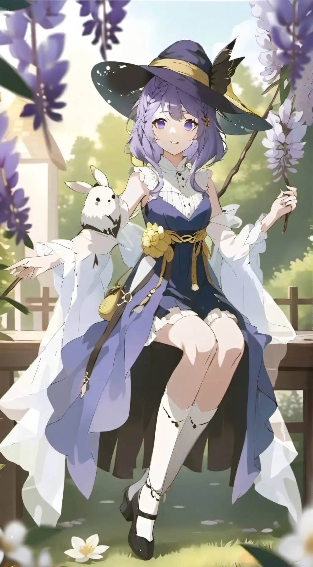 ai character: Rose background