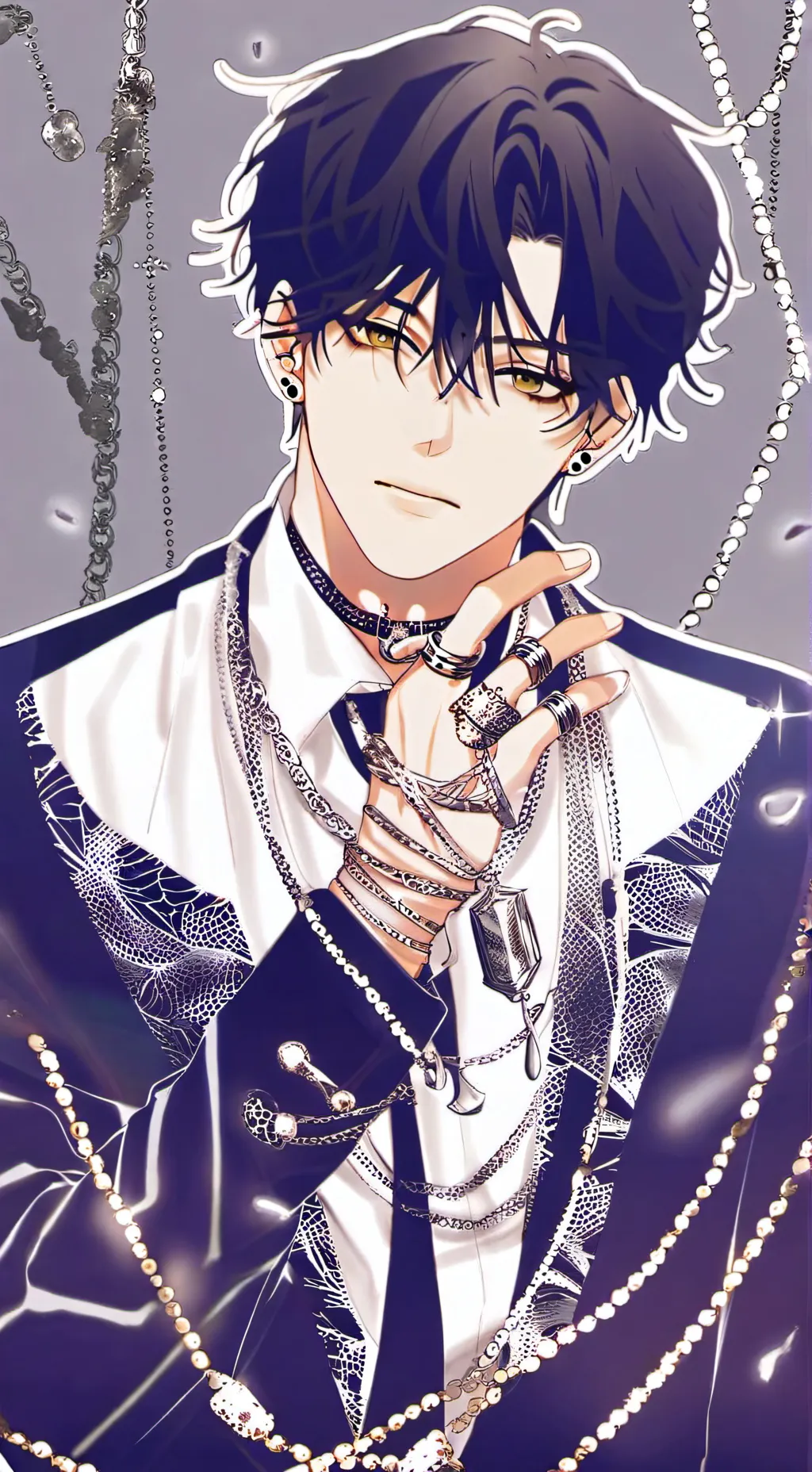 ai character: Axel  background