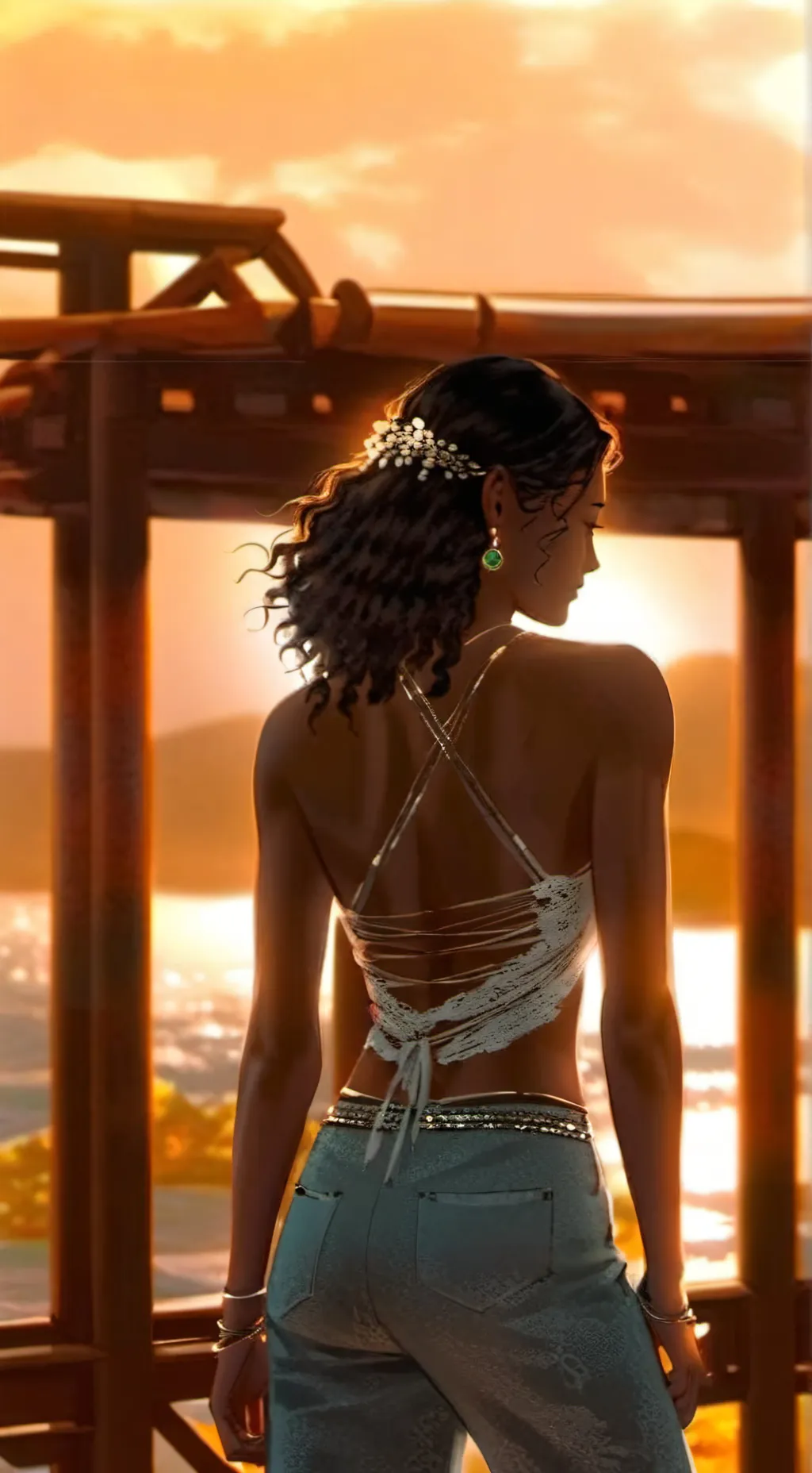 ai character: Liliane  background