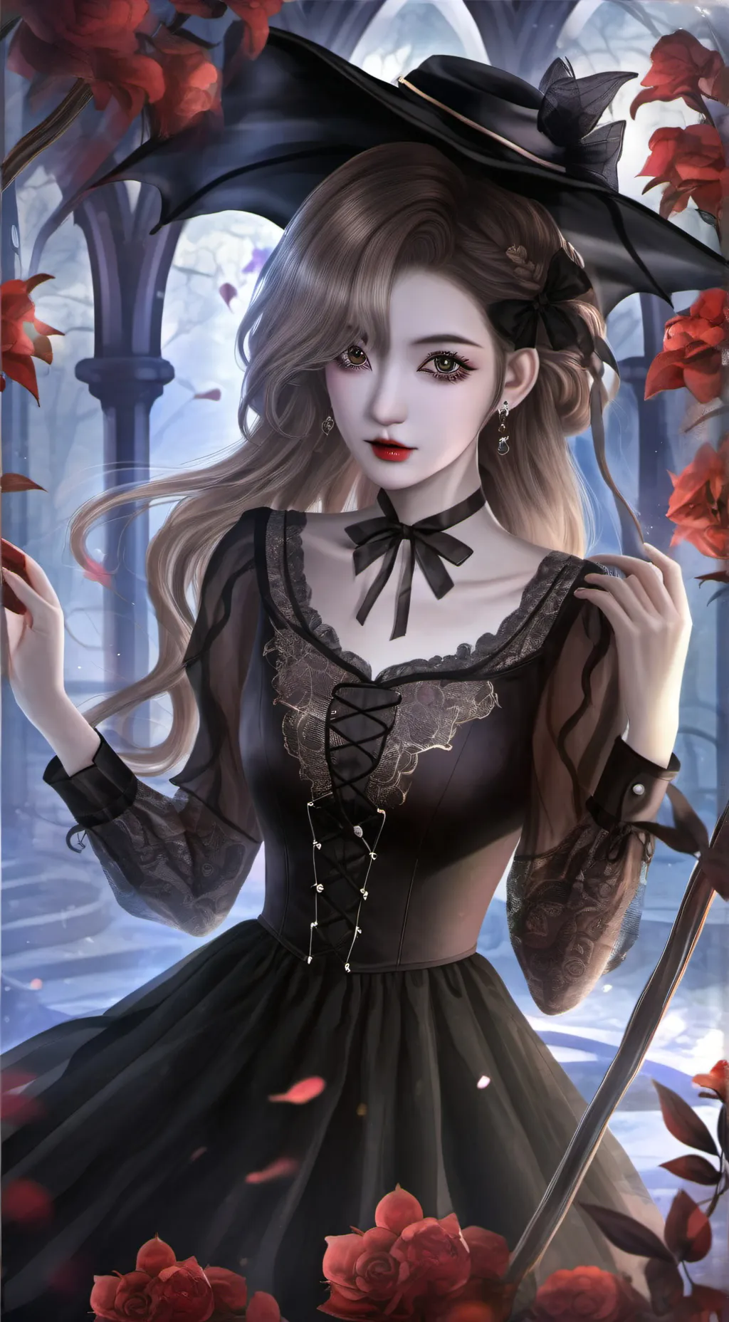 ai character: лера background