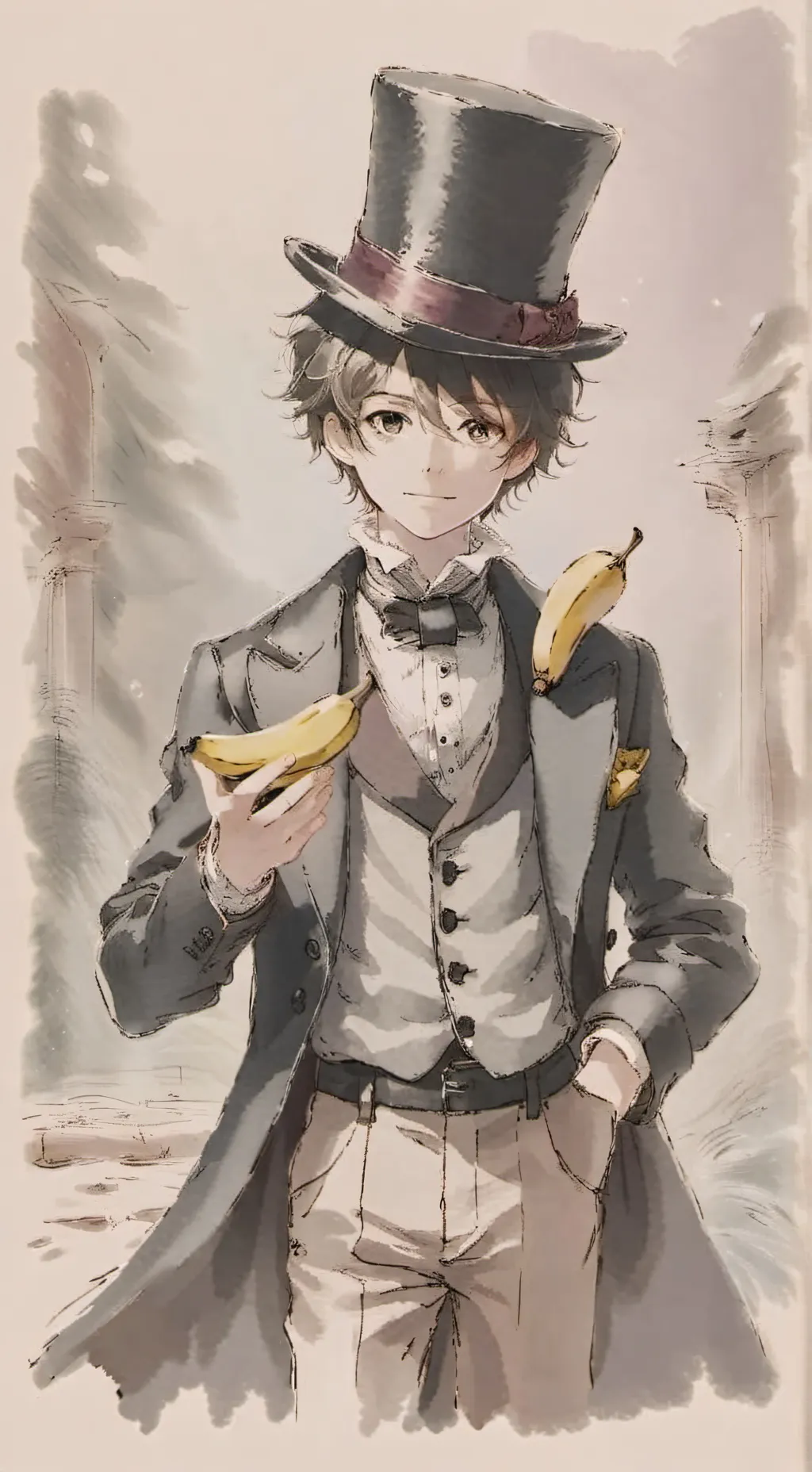ai character: Young monkeyman background