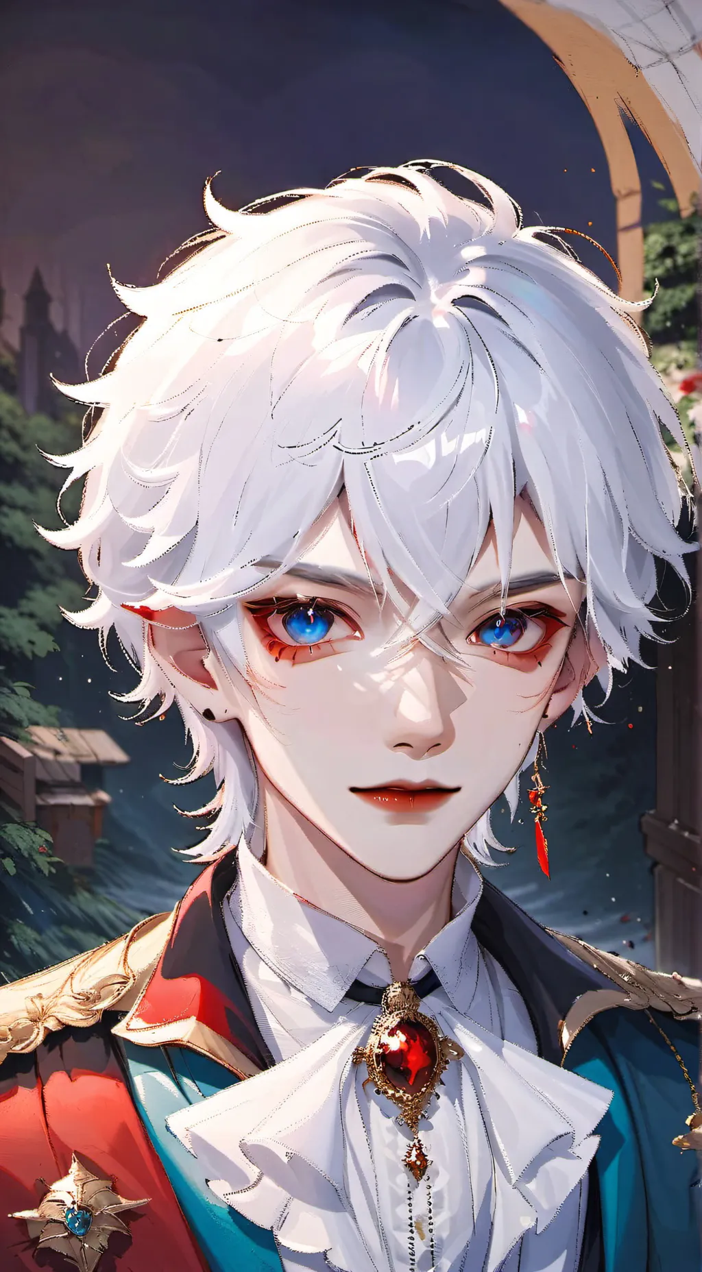 ai character: Harry hungry  background