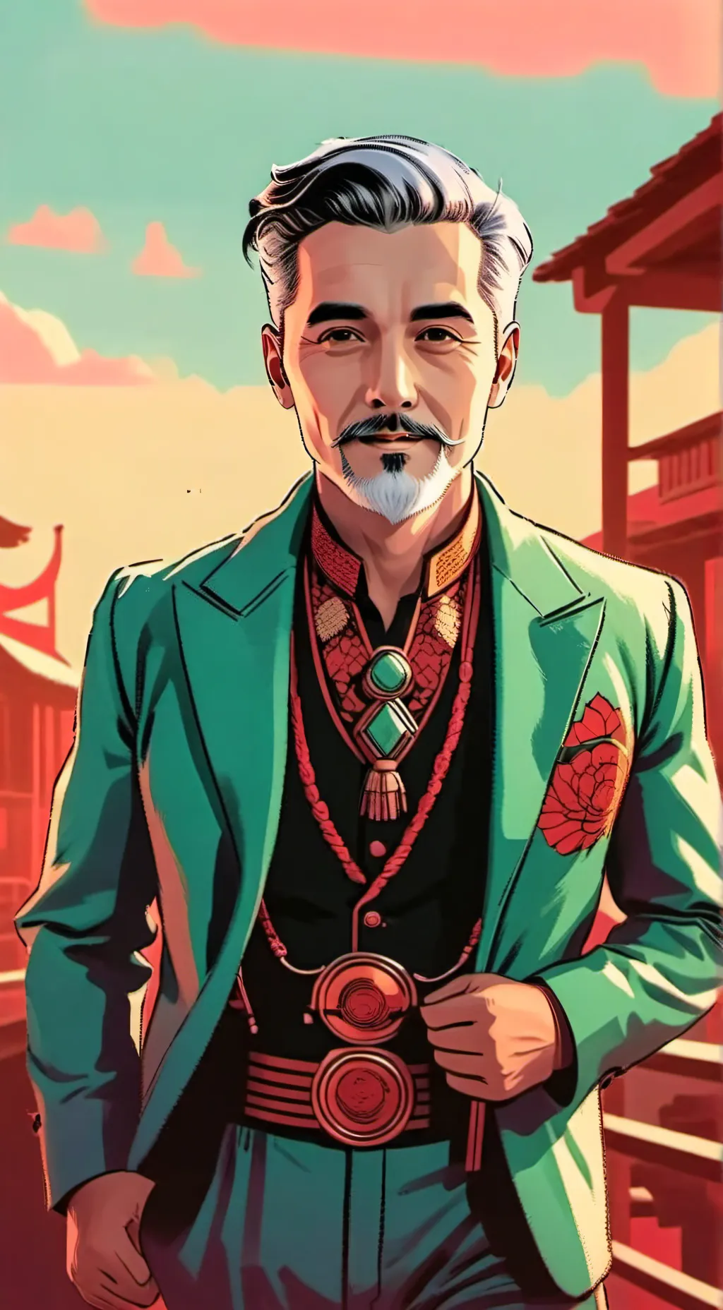 ai character: врач  background