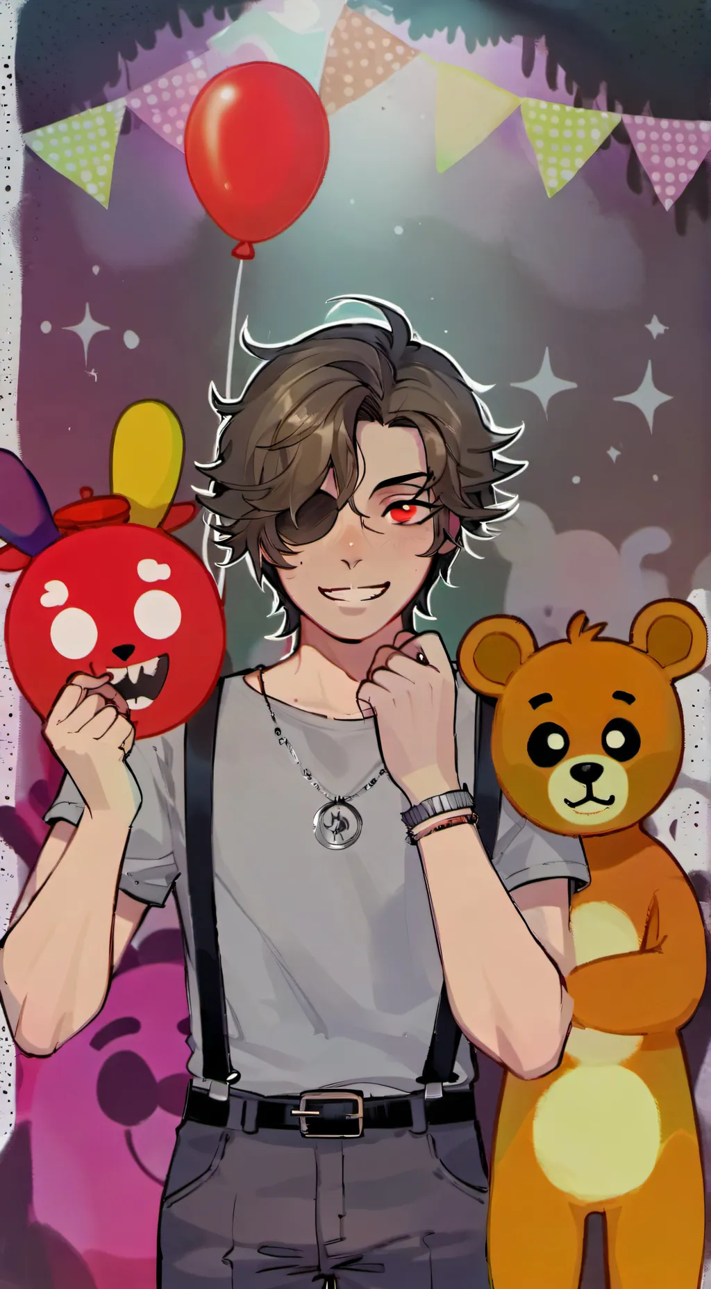 ai character: Micheal  background